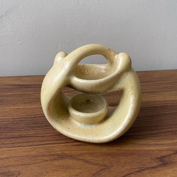 Vintage Other - Vintage Mid-Century Modern Soapstone Sculpture/Candle Holder